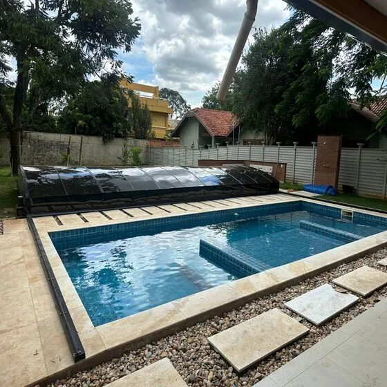 Cobertura Retrátil para Piscina - Toldos Rio Claro