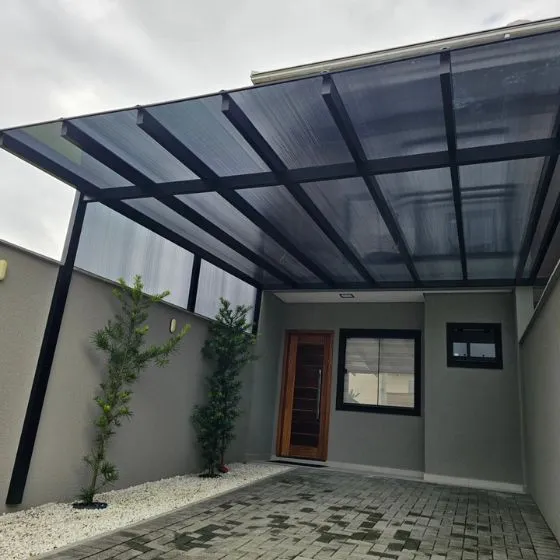 Pergolado Fixo de Ferro em Rio Claro SP — Cobertura com estrutura metálica reforçada