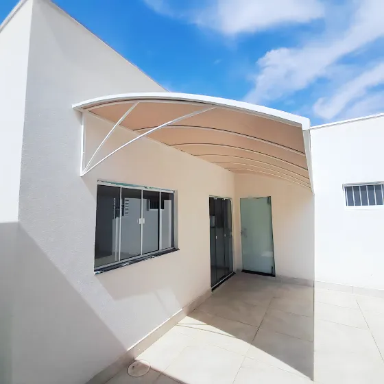 Toldo Fixo de Lona PVC em Jardim Leblon, Rio Claro SP Toldo Fixo de Lona PVC em Jardim Leblon, Rio Claro SP — Instalação em estacionamento